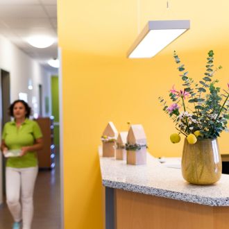 Empfangsbereich unserer Praxis